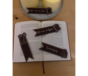 Stickserie ITH - Lesezeichen Bücher Liebe